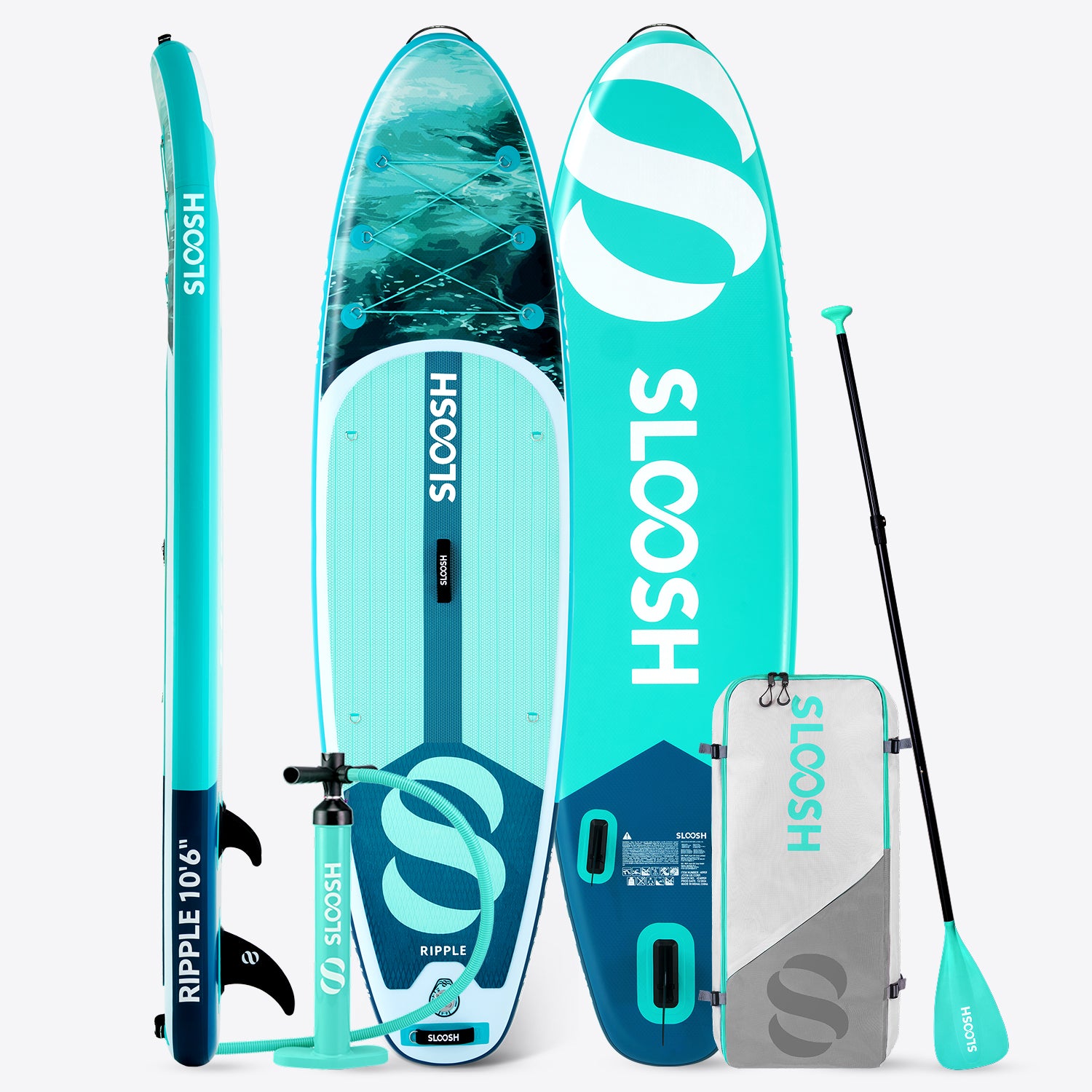 SLOOSH Inflatable Ripple 10'6" Stand Up Paddle Board