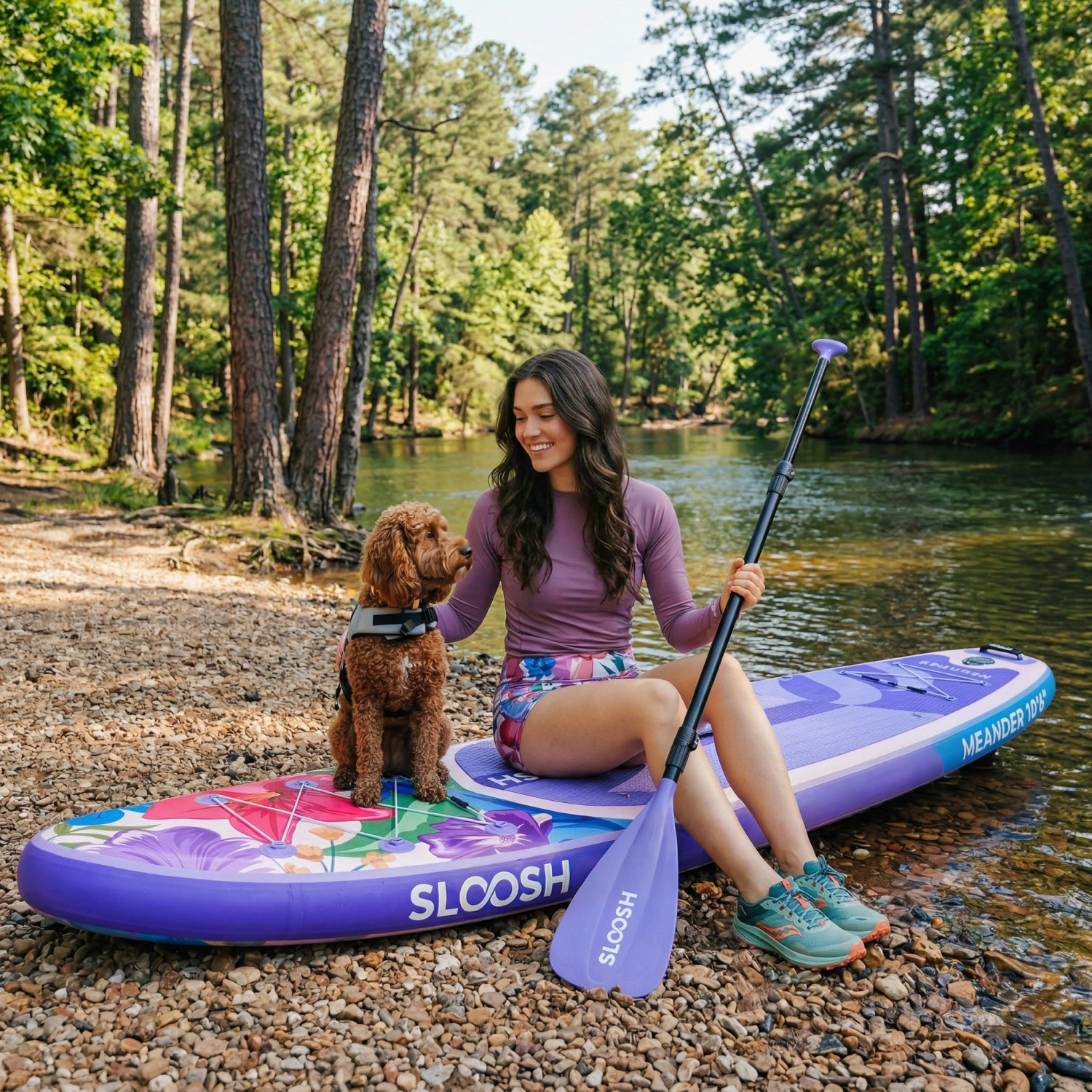 SLOOSH Meander Tropical Twilight 10'6" Stand Up Paddle Board