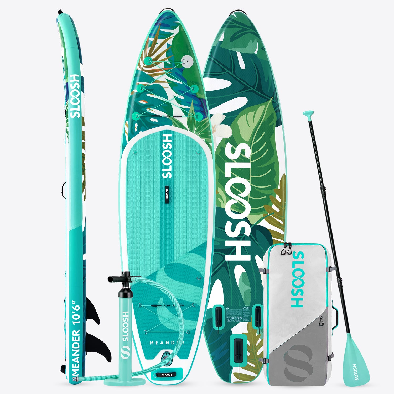 SLOOSH Meander Stand Up Paddle Board–Stable & Lightweight Inflatable SUP, 10'6"