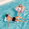 SLOOSH 2 Packs Inflatable Mesh Pool Hammock Lounger Aquablue & Pink 48