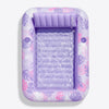SLOOSH Inflatable Tanning Pool Lounger Float, Blue Checker, 70