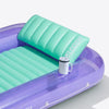 SLOOSH Transparent Inflatable Tanning Pool Lounger Float,  70