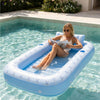 SLOOSH Inflatable Tanning Pool Lounger Float, Blue Breezestar, 70