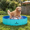 SLOOSH Foldable Dog Kiddie Pool - Portable Hard Plastic Doggie Swimming Pool