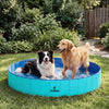 SLOOSH Foldable Dog Kiddie Pool - Portable Hard Plastic Doggie Swimming Pool