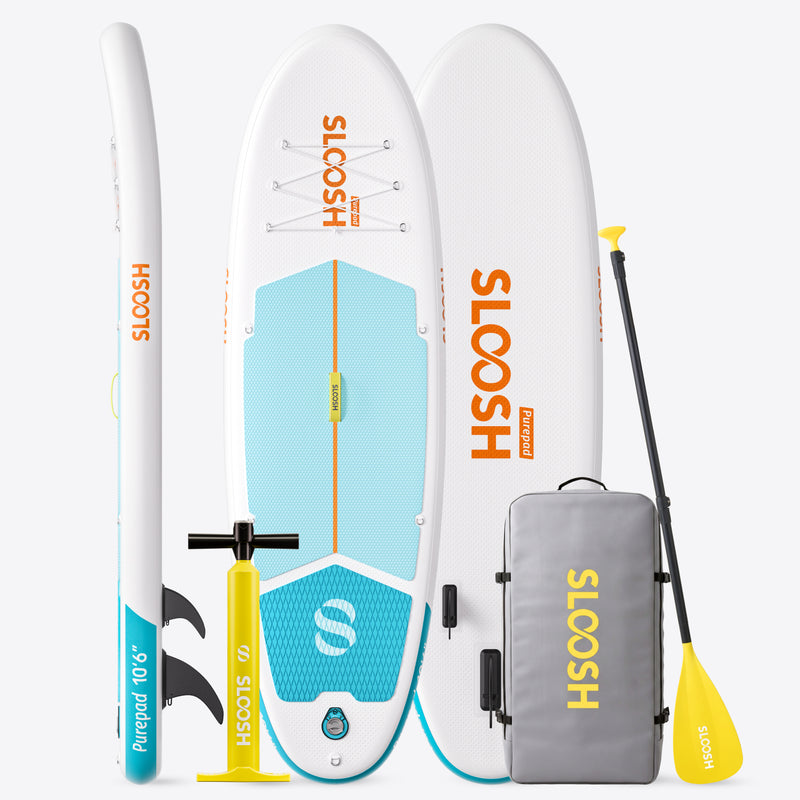 SLOOSH PurePad All-around Inflatable Stand Up Paddle Board 10'6