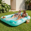 SLOOSH Tropical Inflatable Tanning Pool, AquaBlue Tropical, 85