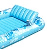 SLOOSH Inflatable Tanning Pool with Mist, Blue Tropical