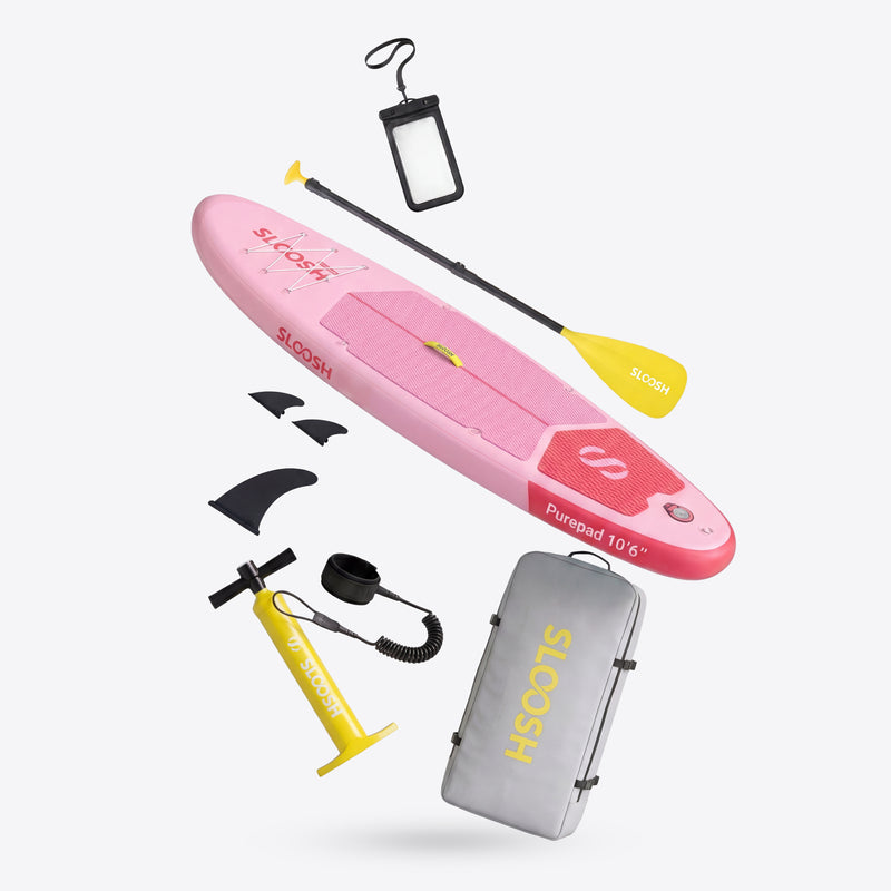 SLOOSH PurePad All-around Inflatable Stand Up Paddle Board 10'6