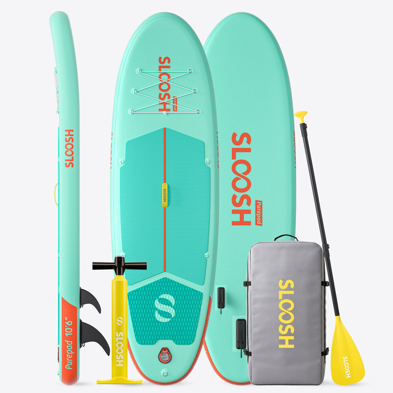 SLOOSH PurePad All-around Inflatable Stand Up Paddle Board 10'6