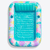 SLOOSH Tropical Leaves Inflatable Tanning Pool, Tropical Blue, 70