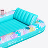 SLOOSH Tropical Leaves Inflatable Tanning Pool, Tropical Blue,  85