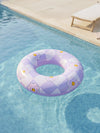 SLOOSH Inflatable Swim Ring, Purple Chase Flower-Bloom State
