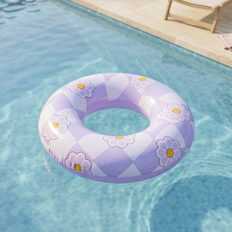 SLOOSH Purple Chase Flower Lounger with Ring Best Value Bundle