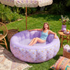 SLOOSH Inflatable Pool, Purple Chase Flower Bloom State