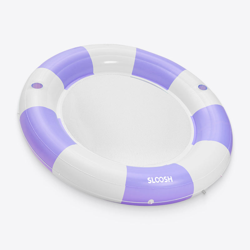 SLOOSH Inflatable Water Hammock, Pink Tie-dye Bliss State