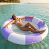 SLOOSH Inflatable Water Hammock, Pink Tie-dye Bliss State