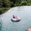 SLOOSH Inflatable Water Hammock, Pink Tie-dye Bliss State