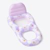SLOOSH Inflatable Water Lounger, Purple Chase Flower-Bloom State