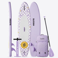 SLOOSH Purple Chase Flower Inflatable Stand Up Paddle Board Bloom State, 126