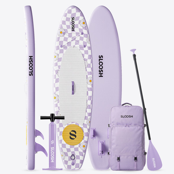 SLOOSH Purple Chase Flower Inflatable Stand Up Paddle Board Bloom State, 126