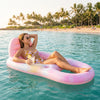 SLOOSH Inflatable Water Lounger, Purple Chase Flower-Bloom State