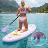 SLOOSH Set of Fins of Inflatable SUP, Purple Chase Flower