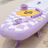 SLOOSH Leash of Inflatable SUP, Purple Chase Flower