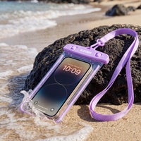 SLOOSH Waterproof Phone Case of Inflatable SUP, Purple Chase Flower