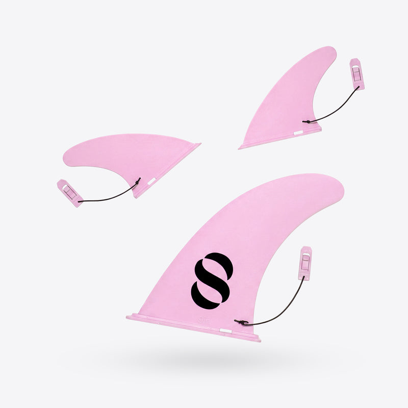 SLOOSH Set of Fins of Inflatable SUP, Pink Tie-dye