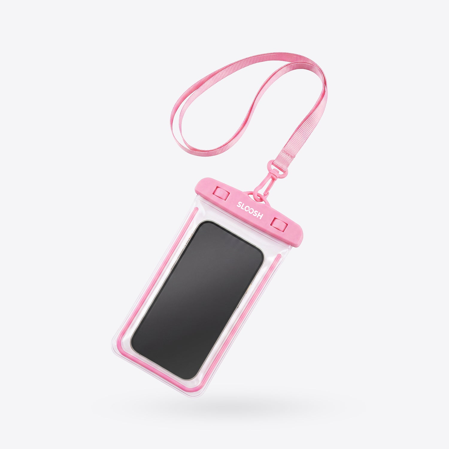 SLOOSH Waterproof Phone Case, Pink Tie-dye