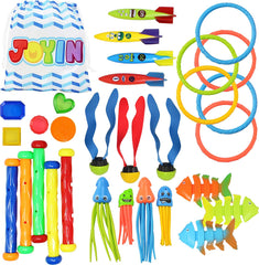 SLOOSH- 30 Pcs Diving Pool Toys Jumbo Set