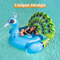 SLOOSH - 66in Giant Peacock Raft