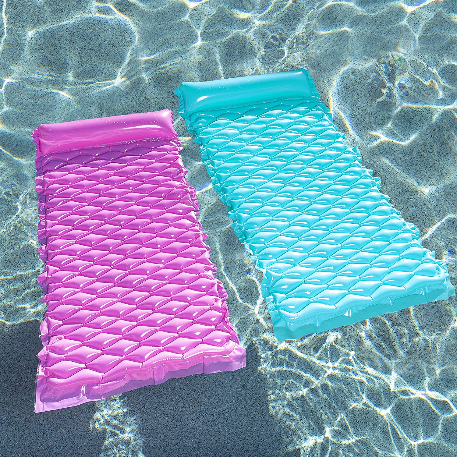 SLOOSH - Inflatable Wave Pool Mat, 2 Pcs