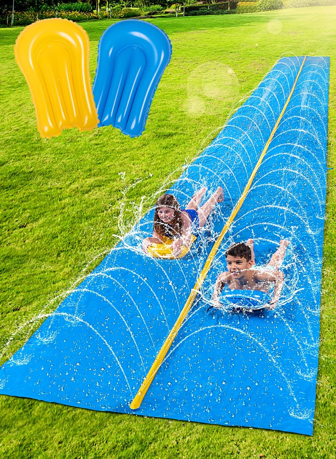 Huge Water Slide with Build-in Sprinkler 30ft x 6ft