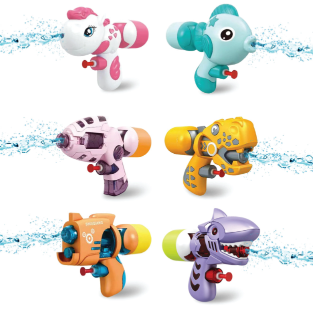 SLOOSH - Animal Water Gun, 6 Pack