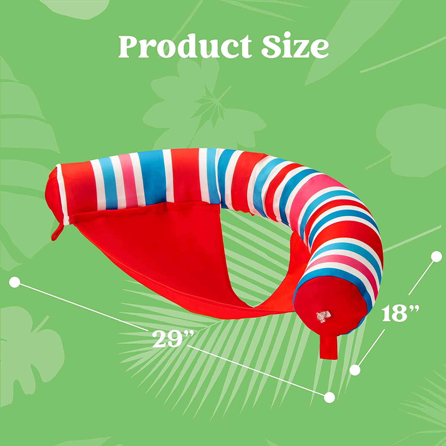 SLOOSH - Stripes Inflatable Pool Noodle Chair