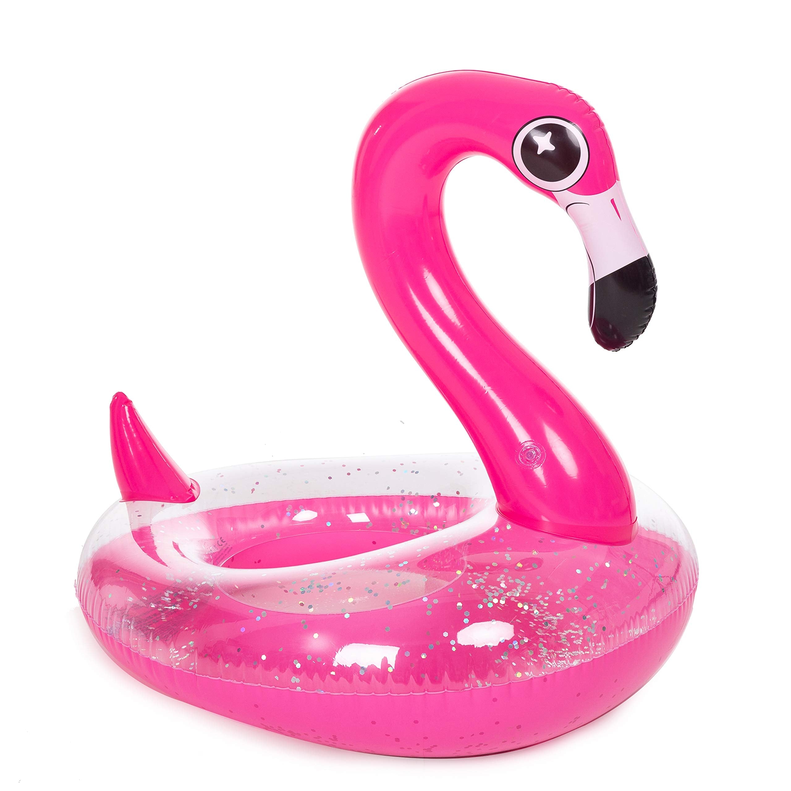 SLOOSH - 38in Flamingo with Glitters Pool Float