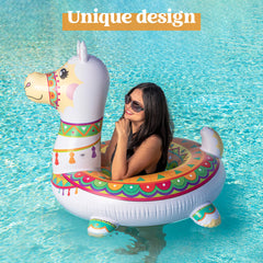 SLOOSH - Inflatable Llama Pool Float