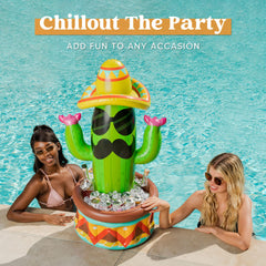 SLOOSH - Inflatable Cactus Cooler With Sombrero