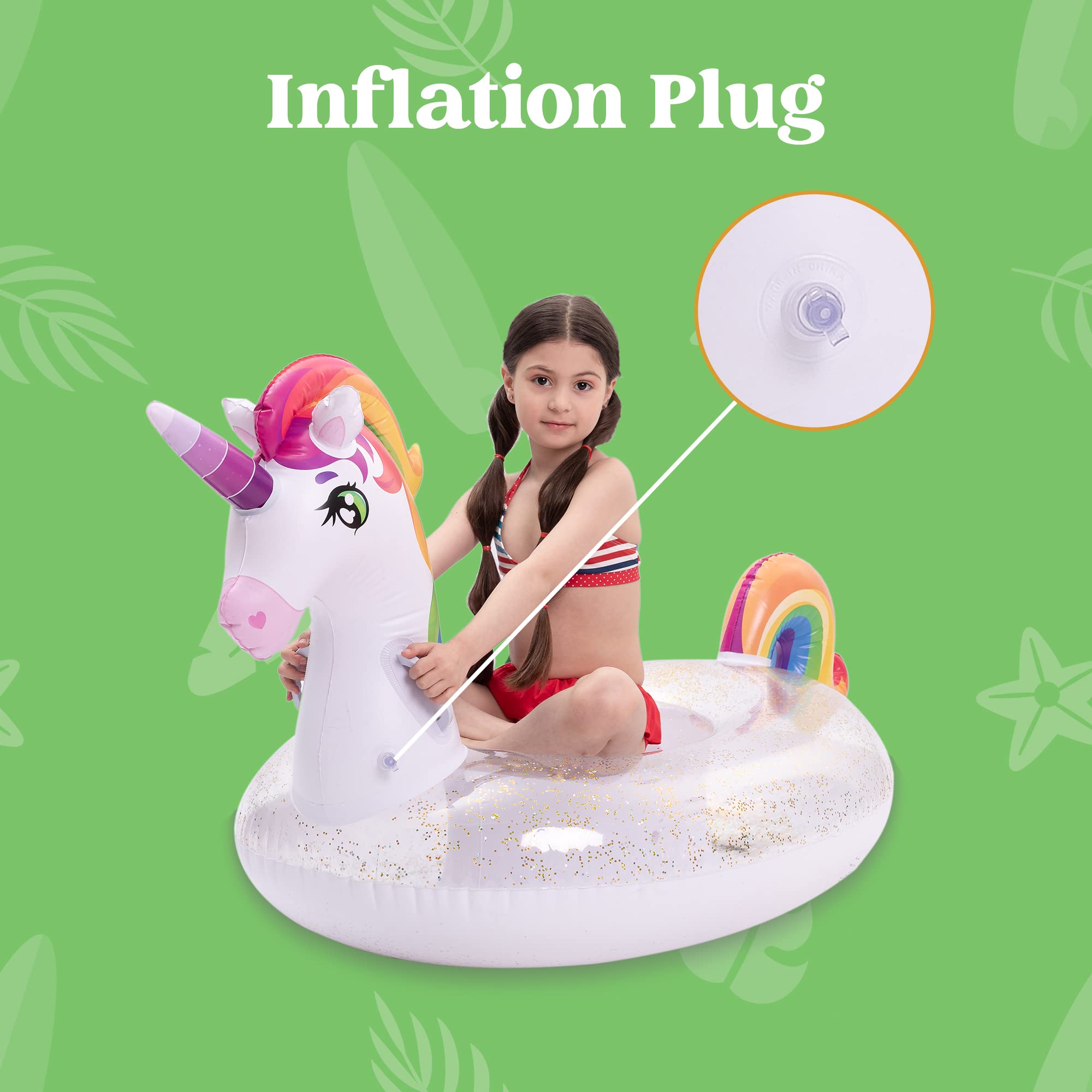 SLOOSH -  Unicorn with Glitters Pool Float