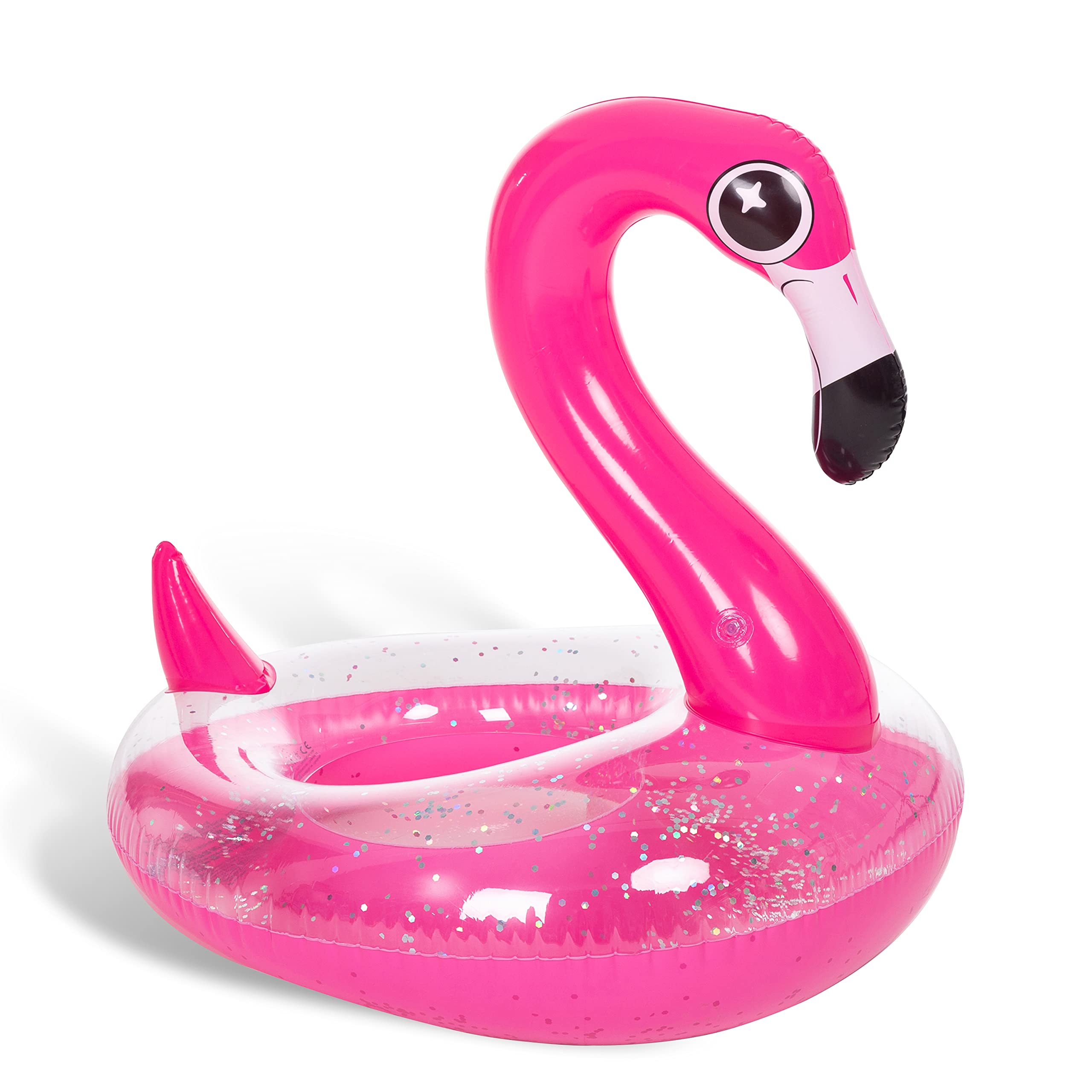 SLOOSH - 38in Flamingo with Glitters Pool Float