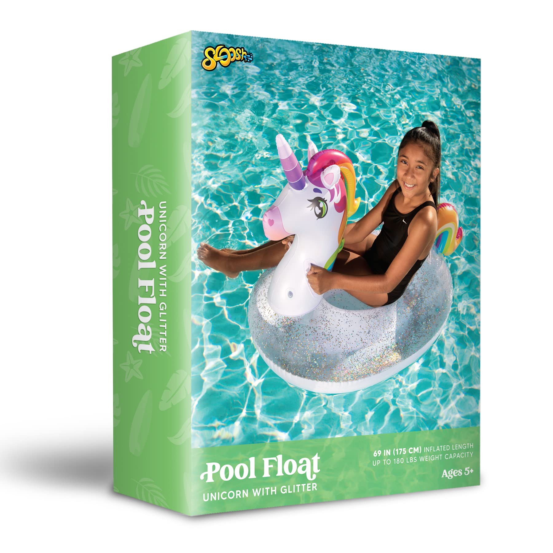 SLOOSH -  Unicorn with Glitters Pool Float